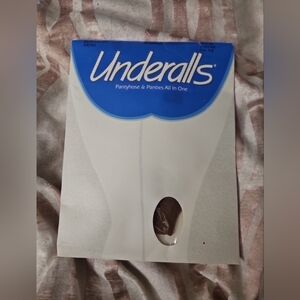 Underalls Vintage Pantyhose & Panties Suntan Size A-B